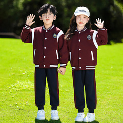 小学生校服夏季短袖幼儿园园服春秋款三件套一年级儿童运动会班服