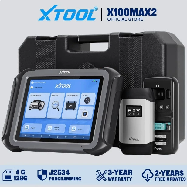 XTOOL X100MAX2 IMMO&Key Programmer Tools с kc501+J2534