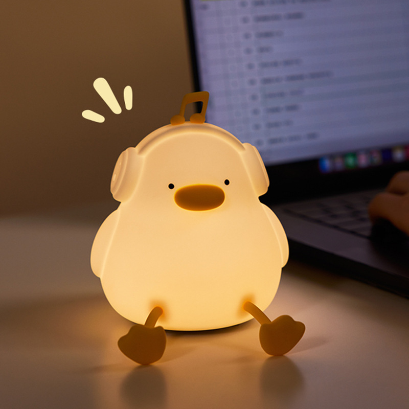 Lámpara Nocturna de Silicona con Diseño de Nube, Popular en el Extranjero, Recargable, Lámpara de Mesa Creativa, Luz de Ambiente Y