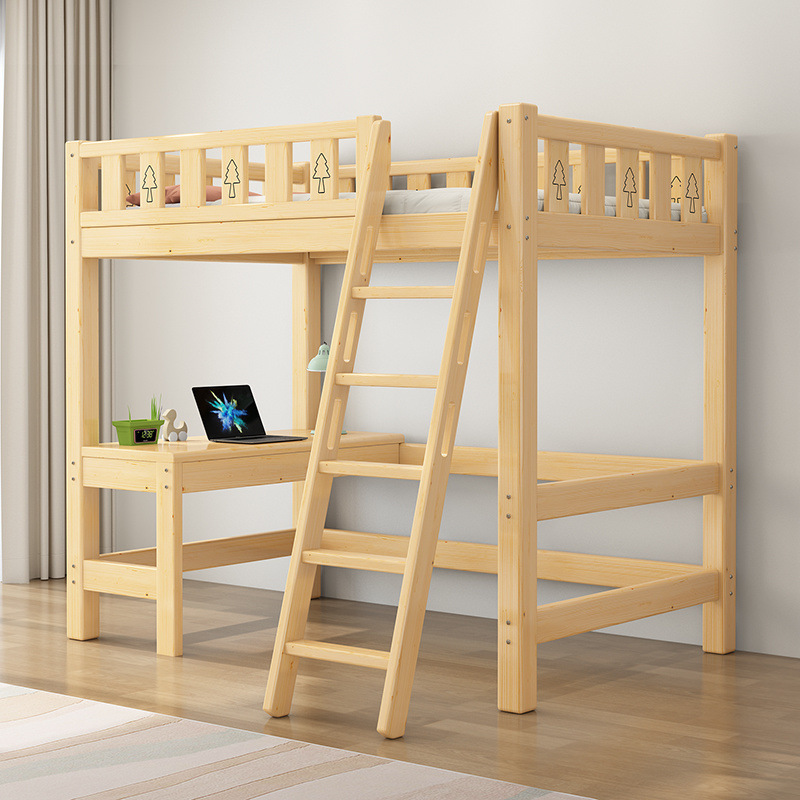 大人用全無垢材ロフトベッド、子供用二段ベッド、大人用ハイ＆ローベッド、テーブル、大人用二段ベッド、二段ベッド|undefined