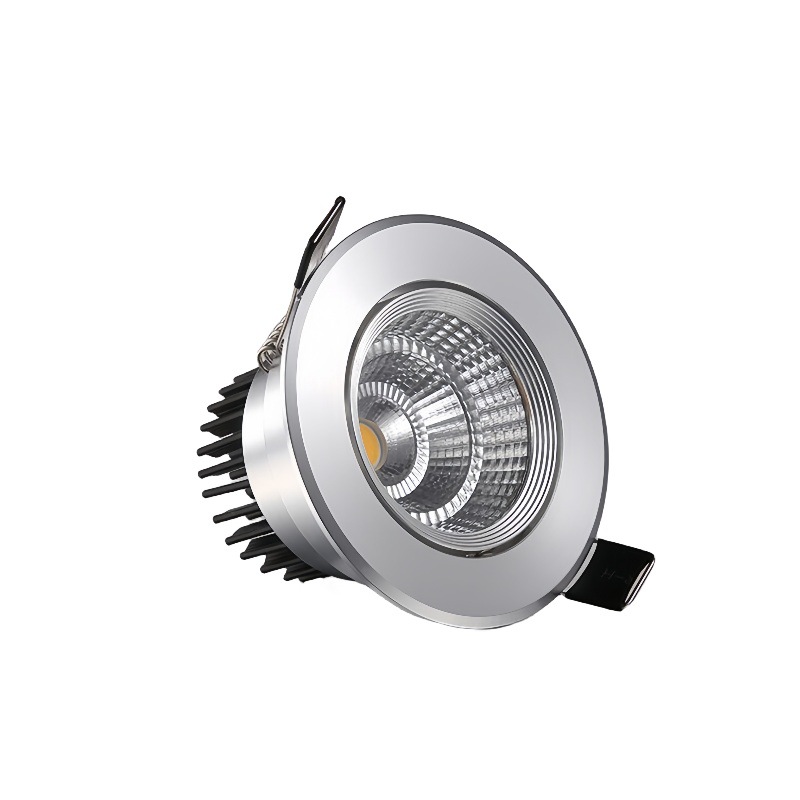 Toda la lámpara de la tienda del supermercado del hogar de aluminio de apertura 75mm negro ángulo ajustable pequeña colina pared de fondo foco COB