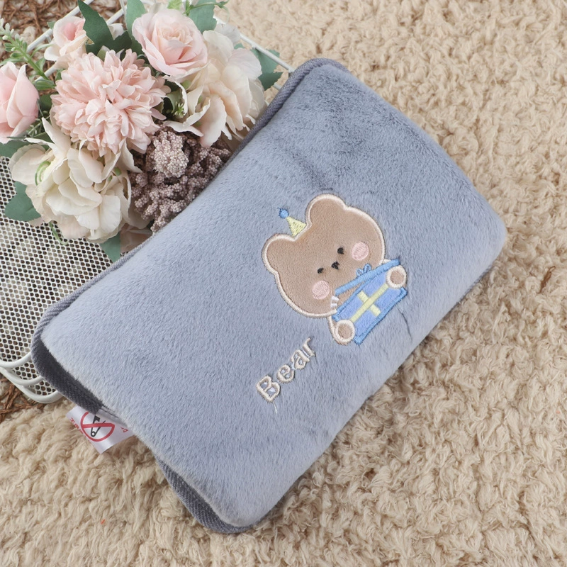 Подогреватель рук, перезаряжаемый плюшевый мультяшный сосуд для воды