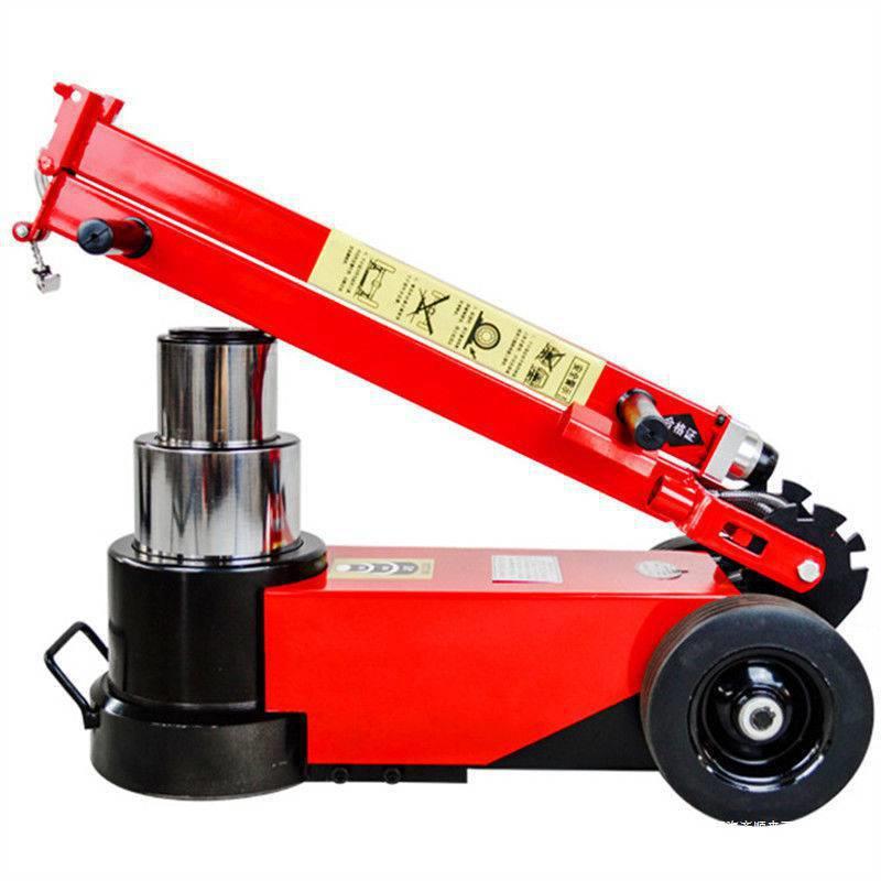新款高压气动千斤顶80吨100吨汽修卧式气动液压千斤顶80吨顶高机