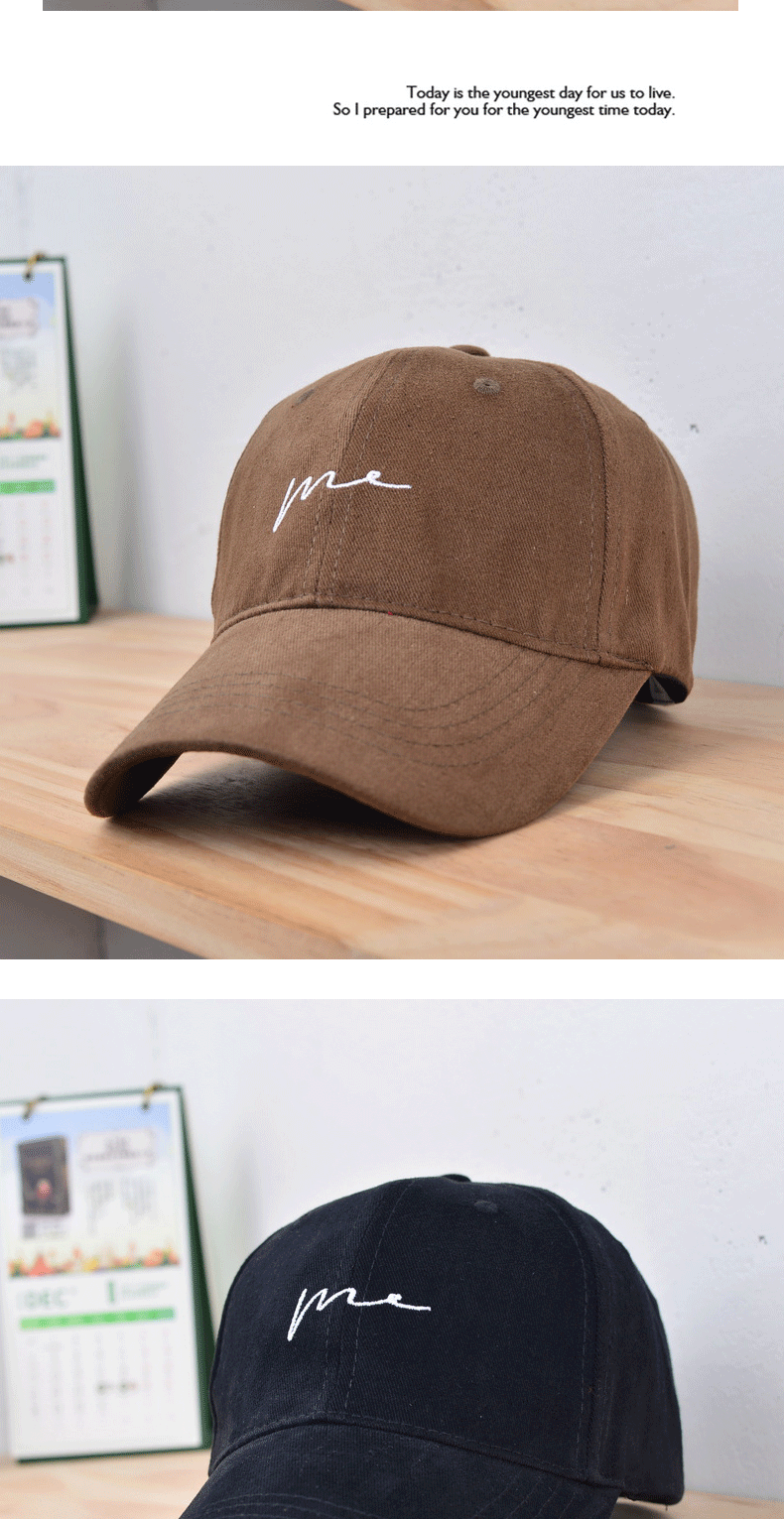 Unisex Vintage Style Simple Style Waves Embroidery Curved Eaves Baseball Cap display picture 7