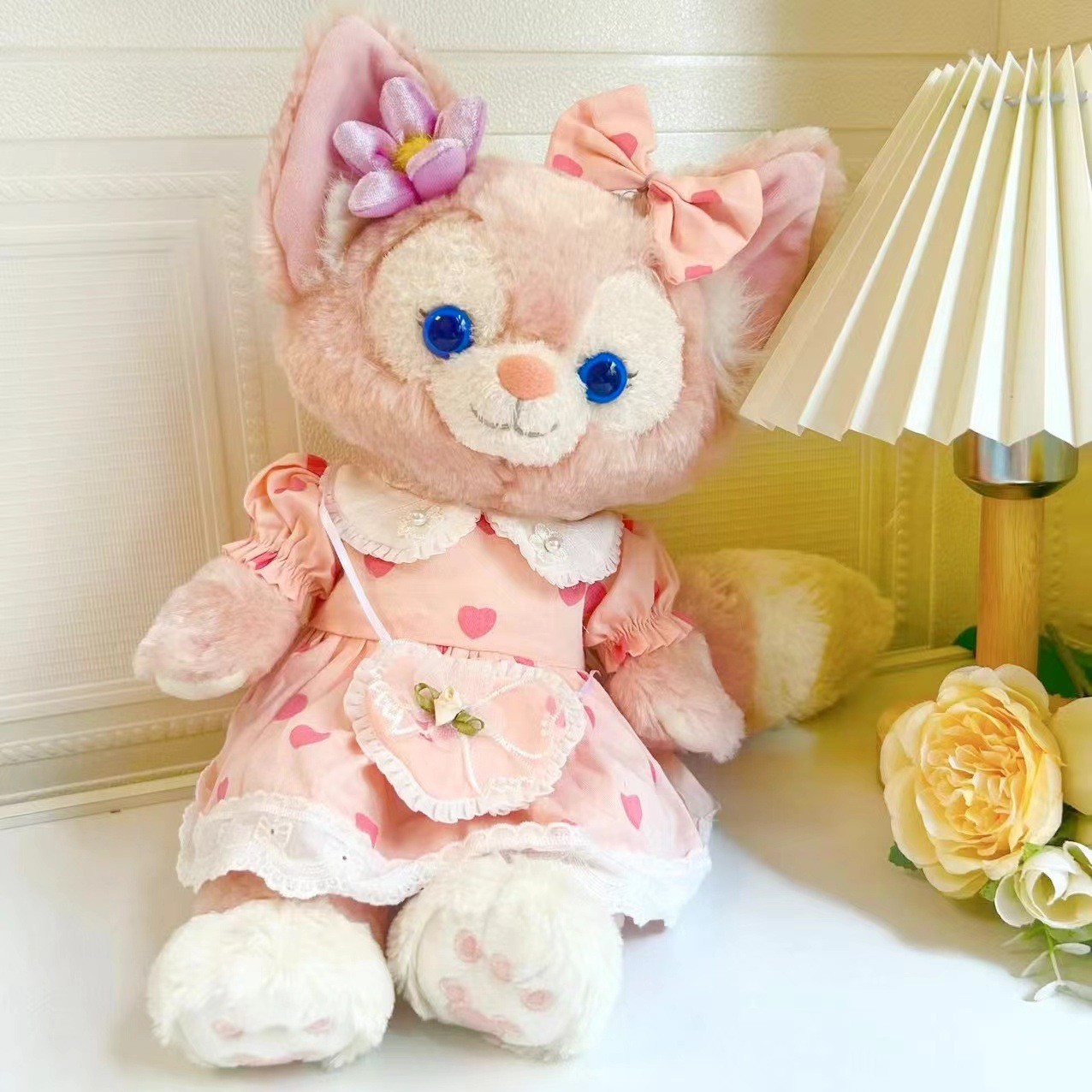 숄더백 핑크 러브 드레스