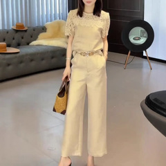 25382大愛美依縁2025夏の新高級感透かしレースは洋気をつなぎ合わせて痩せている2セット
