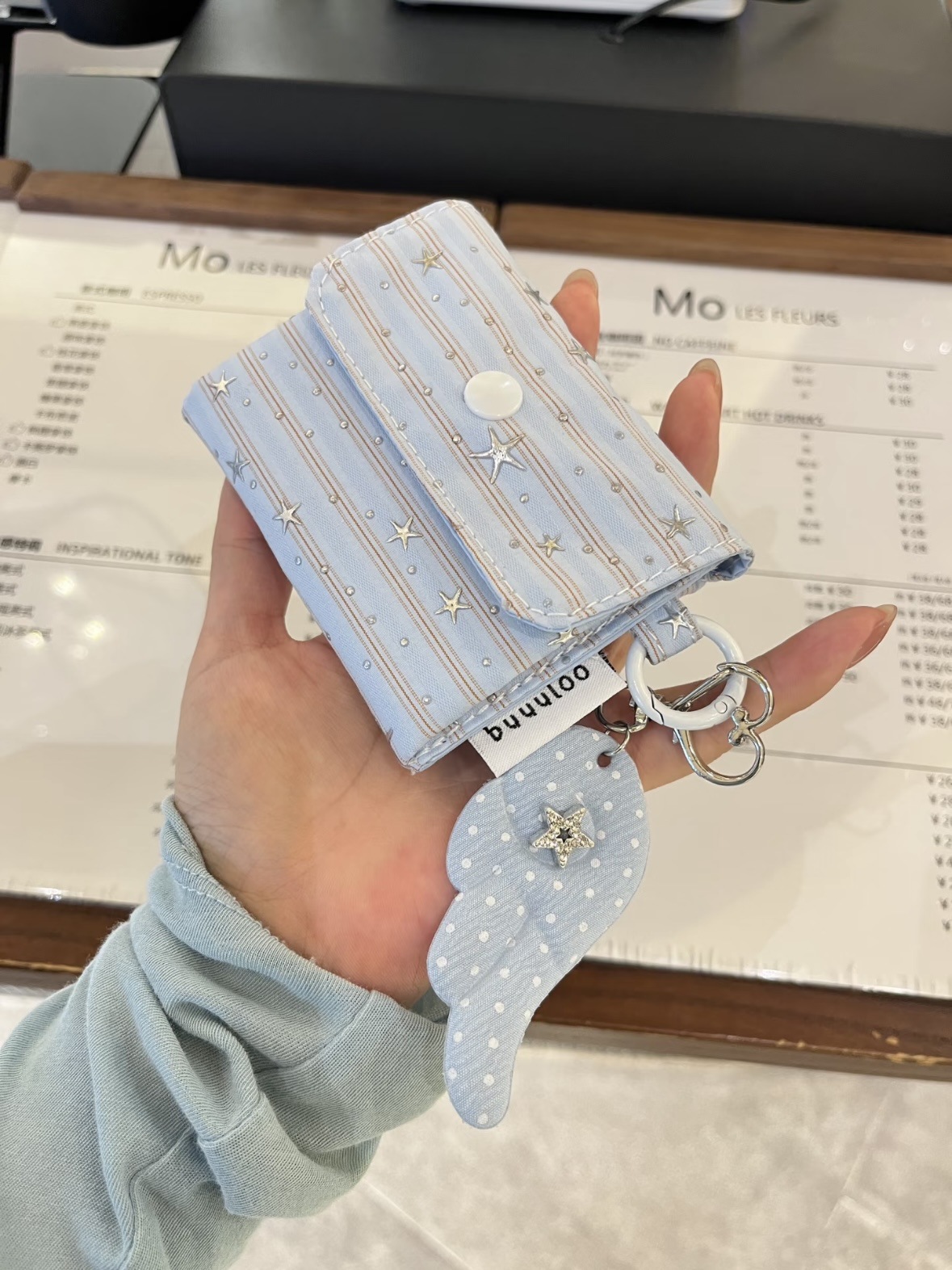 블루스타 카드홀더 + 블루윙 펜던트