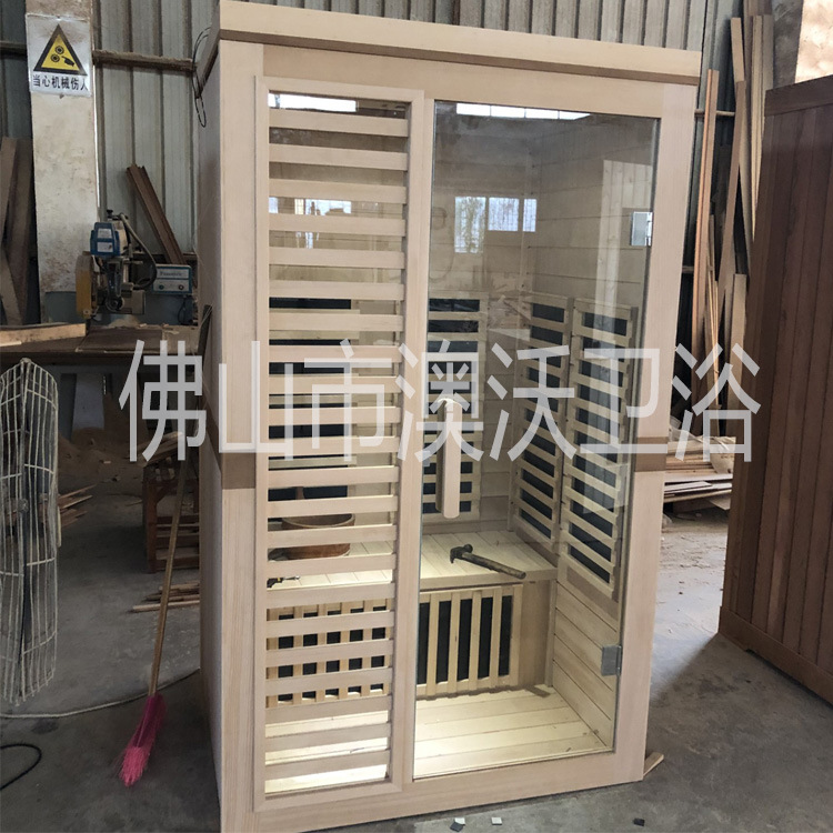 Aowo infrarrojo lejano sudor sala de vapor para el salón de belleza sala de ondas de luz sudor sala de vapor confinamiento en el hogar cabina de sudor sala de sauna