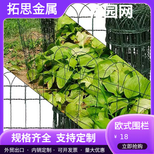 European Garden Net Style Double Circle Wire Fence Traditional Double Circle Woven Wire Mesh Fence for Residential