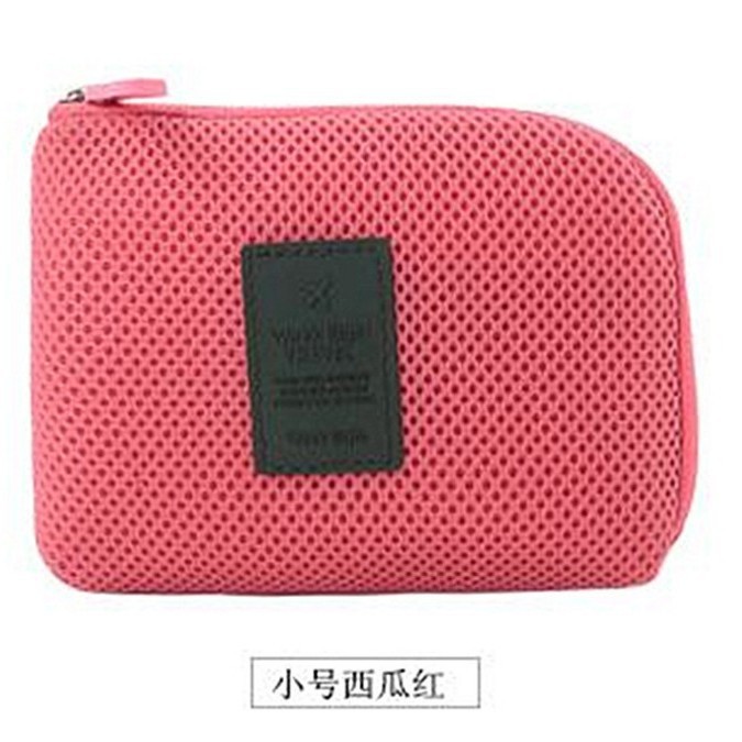 Terciopelo Shell a prueba de golpes bolsa de almacenamiento digital de viaje cable de datos de energía de carga pequeña bolsa de almacenamiento bolsa de cosméticos bolsa digital al por mayor