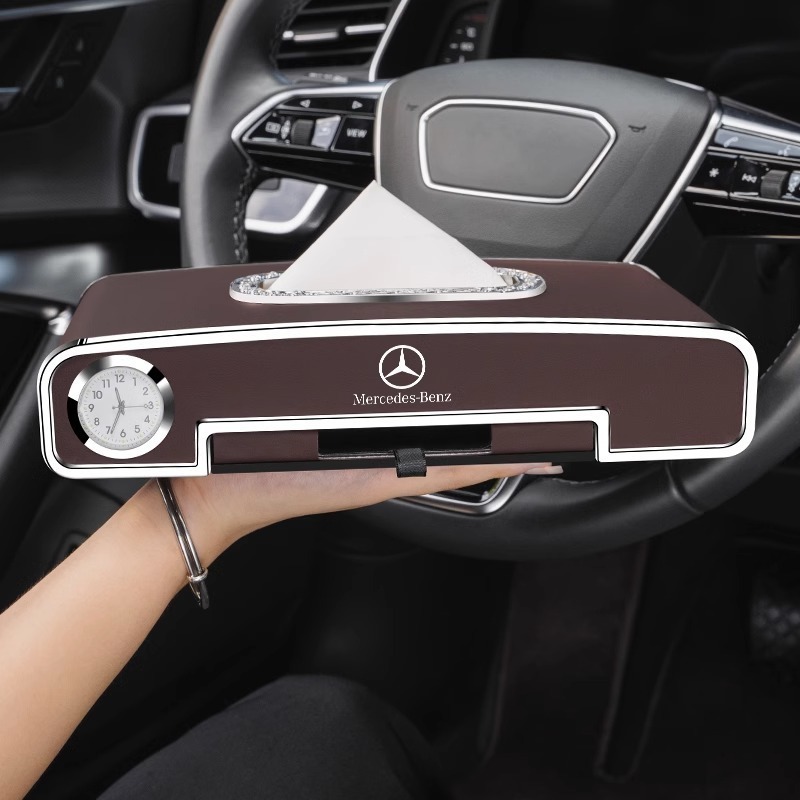 L5Uベンツ車載ティッシュケースe級e300A級C級glc260/GLE/ティッシュ自動車用品内装|undefined