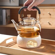 围炉煮茶壶2026新款耐高温水果花茶壶蜡烛煮茶炉可明火玻璃烧水壶