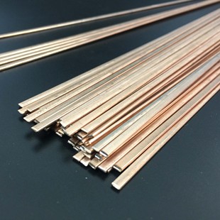 Phosphor Copper Welding Rod, Round Flat Copper Welding Rod for Refrigerator and Air Conditioner Copper Pipe Welding, Gas Welding 2.0 2.5 3.0mm