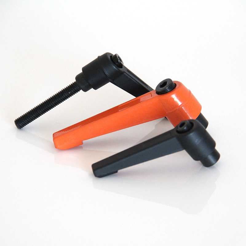厂家直供锌合金可调位紧定手柄 铝合金7字形可调节锁紧把手螺丝