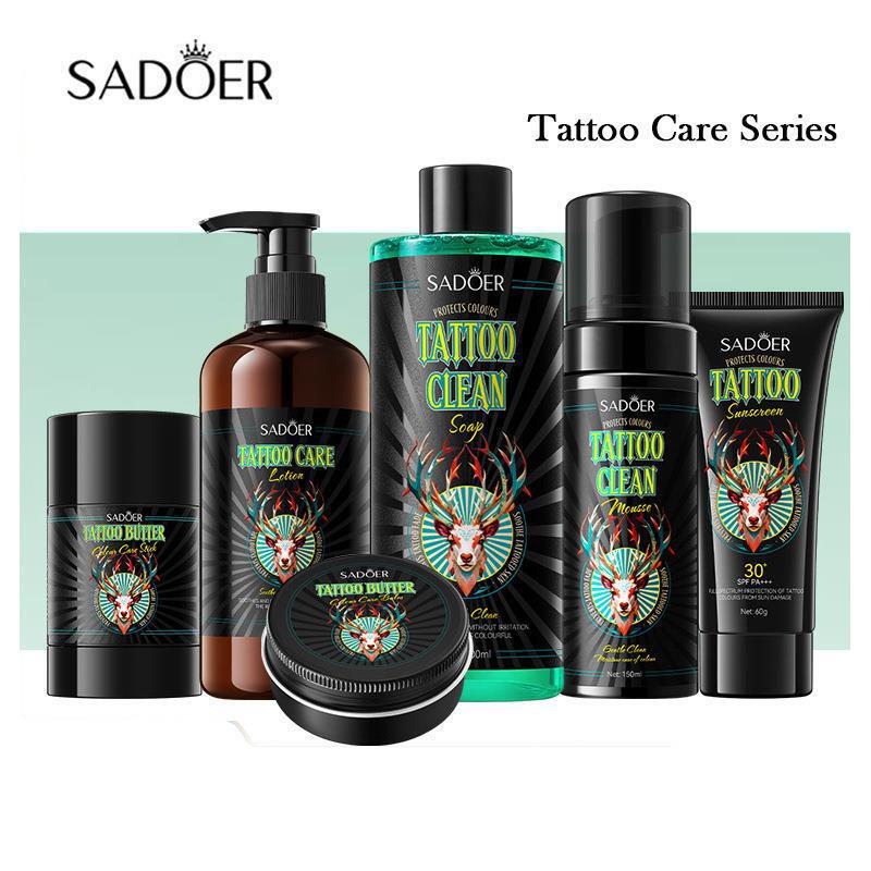 Cross-Border Tattoo Color Care Series Moisturizing Fixed Tattoo Body Lotion Foreign Trade Skin Care Products Wholesale Cross-Border Tattoo Color Care Series Moisturizing Fixed Tattoo Body Lotion Foreign Trade Skin Care Products Wholesale