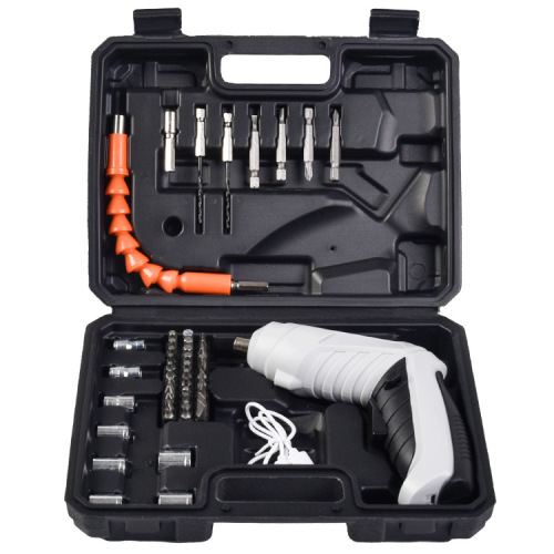 Cross-border 4.2V Electric Screwdriver Set Power Driver Electric Screwdriver Mini Folding USB Lithium Battery Charger Screw Machine