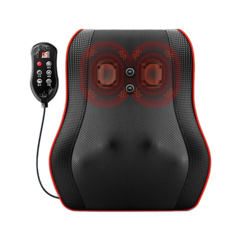 首腰クッション越境マッサージ器首肩腰椎部多機能全身車家揉み電動マッサージ枕