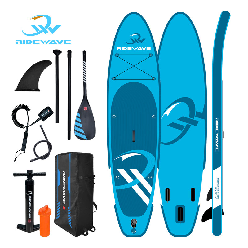 New In-Stock Pvc Paddle Board, Thickened Brushed Material Surfboard, Universal Stand-Up Sup Paddle Board, Water Skiing Board, Customizable