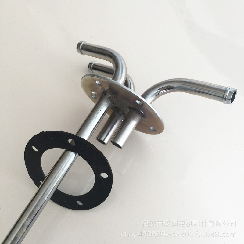 柴油发电机组进回油管 汽车喷雾机雾炮机三通吸油管座带滤网