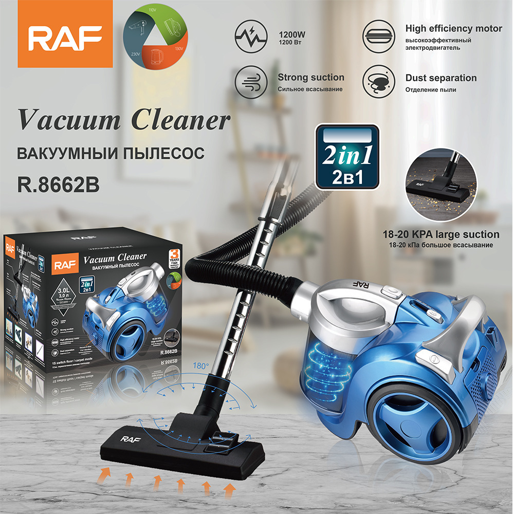 Raf European Cross-Border Household Vacuum Cleaner Commercial Vacuum Cleaner Powerful Portable Cord Vacuum Cleaner R.8662