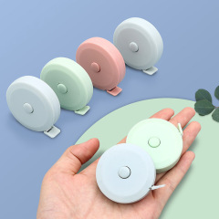 小型巻尺、ミニソフト定規、メジャー、2m、脚、ウエスト、バスト測定、洋服定規、洋裁定規、多機能