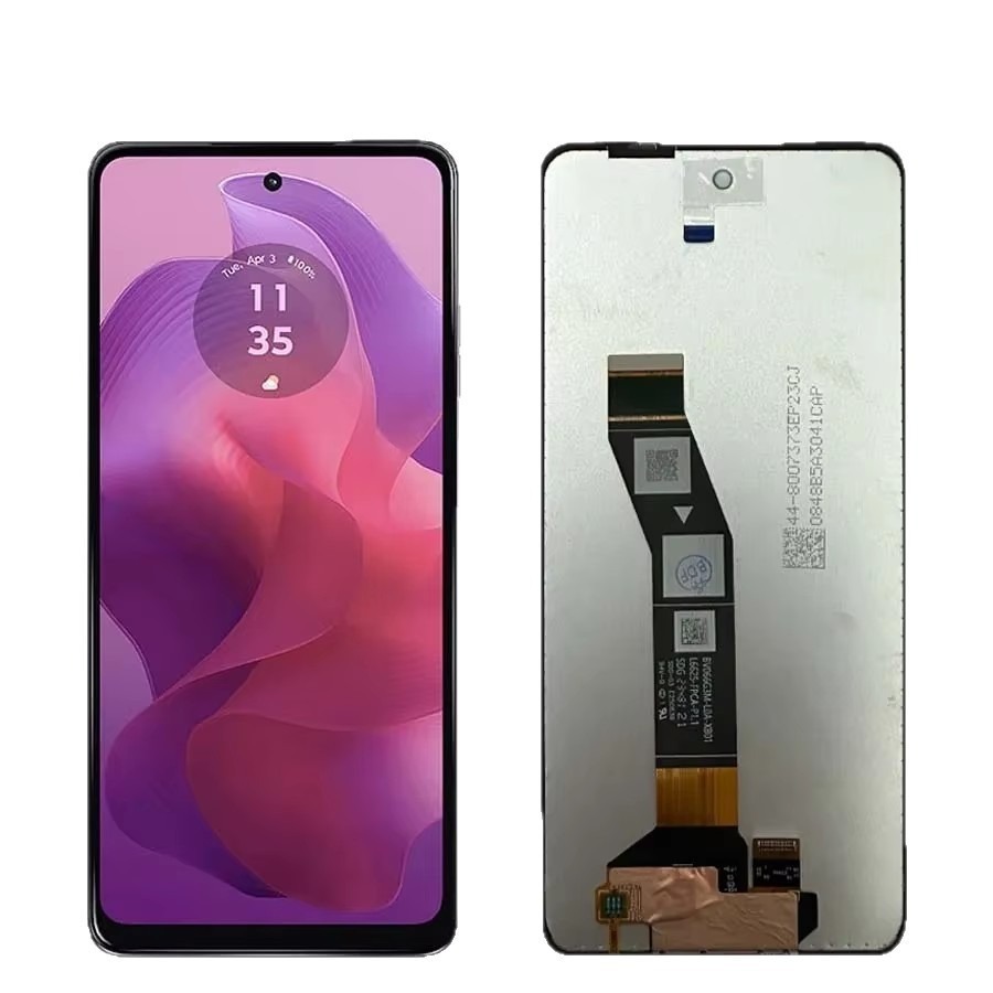 Aplicable a Moto G24 XT2423 - 1 Pantalla táctil interior y exterior integra el conjunto de pantalla LCD del teléfono móvil