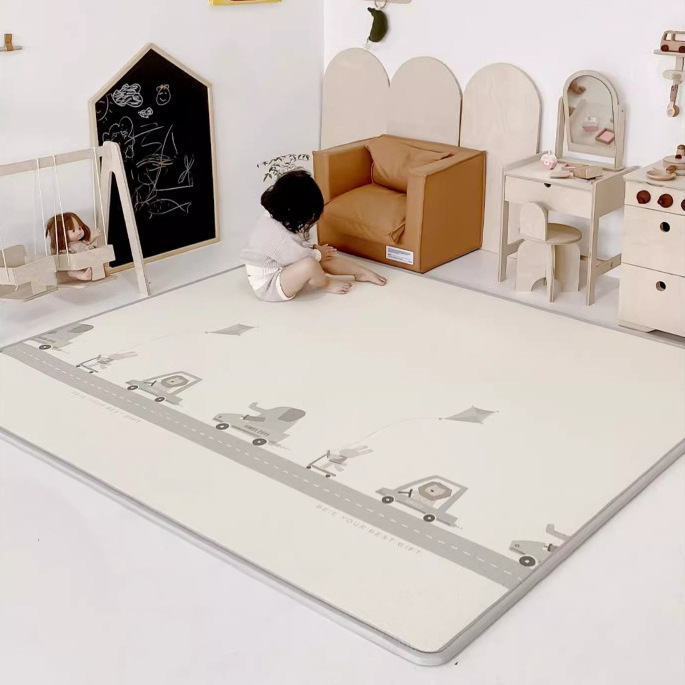 Easy Dual-Side XPE Mat for Babies, Thick Baby Mat, Living Room Children's Play Mat, New Crawler Pad