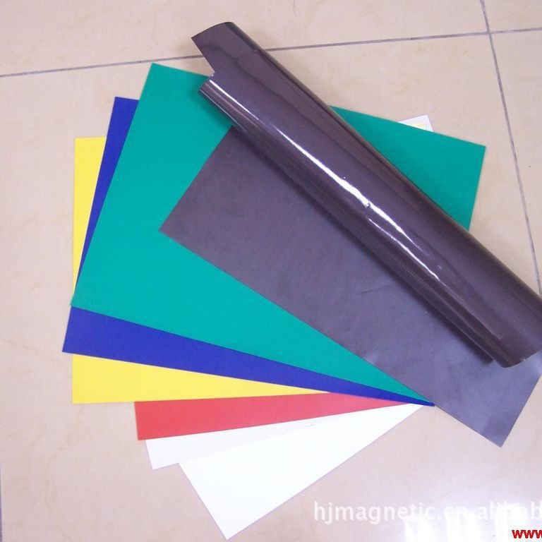 磁胶橡胶磁 橡胶磁冰箱贴 橡胶磁软磁铁红黄蓝绿青兰紫白黑色PVC