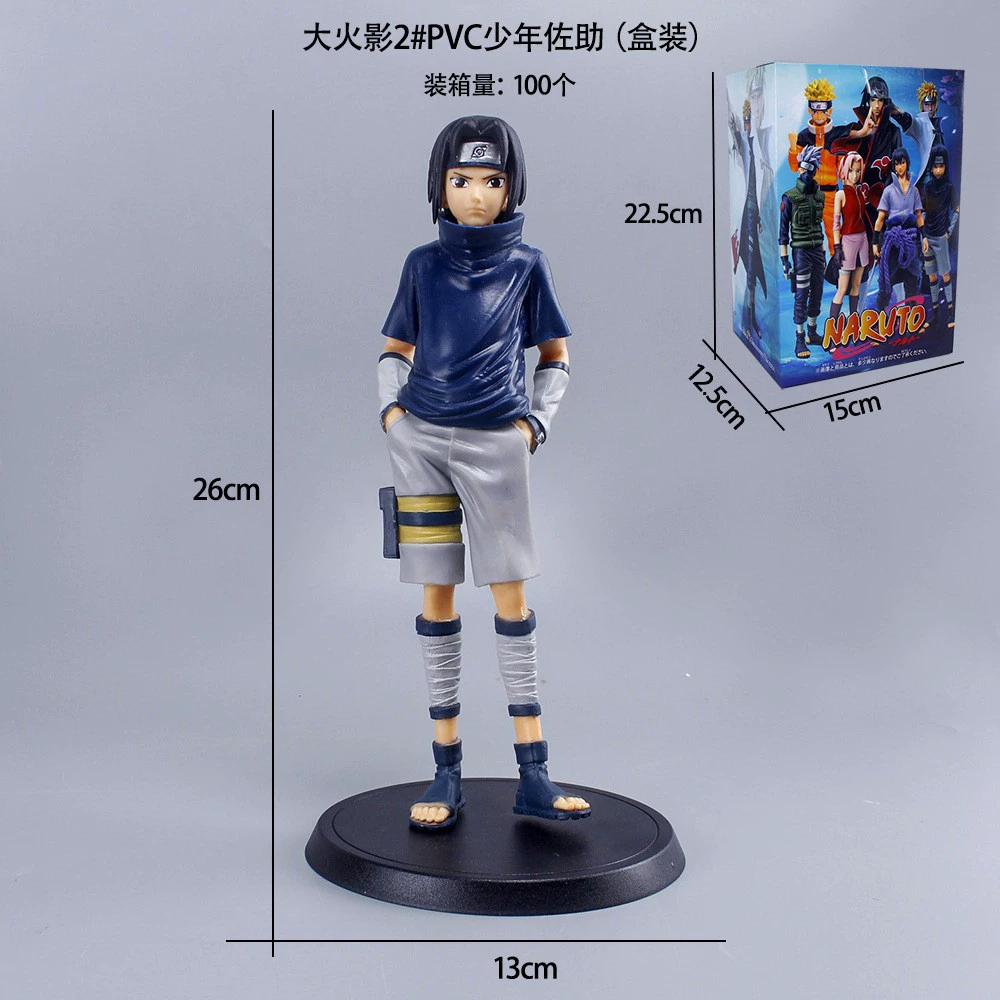 PVC Figure Set (Naruto) — Kakashi, Naruto, Sakura Desktop Ornaments, Multi‑pose Kit