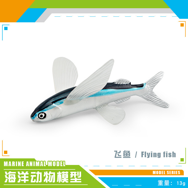Exportación transfronteriza simulación de animales marinos conchas de cañón de peces, caparazones, atún, espada, peces voladores, adornos de modelo estático