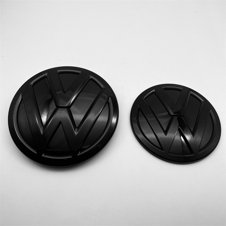 Suitable for Volkswagen Caddy Front and Rear Logo Modification, 10-15/16-20 Model Caddy Center Grille Tail Logo, Black