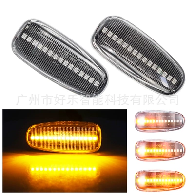 Suitable for Mercedes-Benz Clk Dönmə işıqları - b-bz-01-c-transparent-flowing-yellow-light-single-light-strip