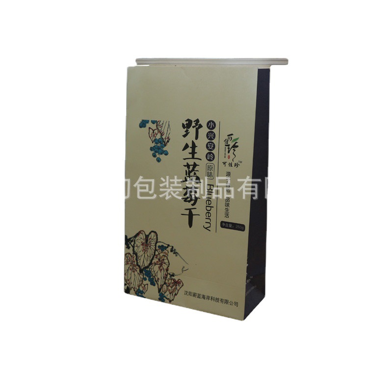 20年专业边封淋膜开窗爆米花专用密封背条牛皮纸袋