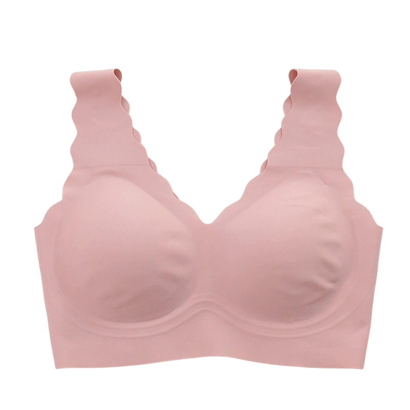 Silk thin wireless bra, tank top, tube top