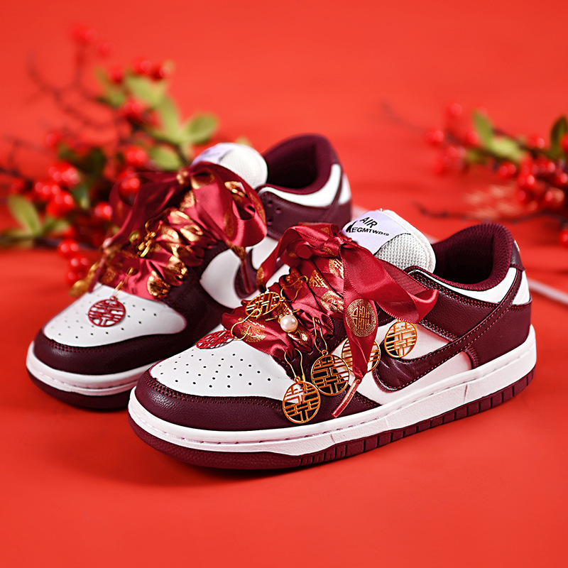 Putian Aj Wedding Shoes New Year Red Animal Shoes Dunk Women's Shoes Sneakers Men's New Year Couple Shoes Wedding Shoes Women's Shoes