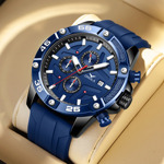 时尚跨境爆款男表大表盘ONOLA奥骆纳TIKTOP热销石英防水胶带手表