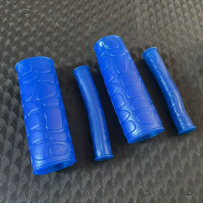 Electric Motorcycle Handlebar Cover Motorcycle Handle Cover - blue-handlebar-cover-blue-tendon-brake-cover