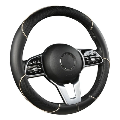 Cover for All Seasons, Leather: Steering wheel cover