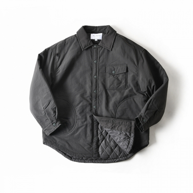 New Autumn and Winter Quilted Warm Men's Padded Jacket, Functional Windproof Loose Casual Turn-Down Collar Men's Cotton Coat