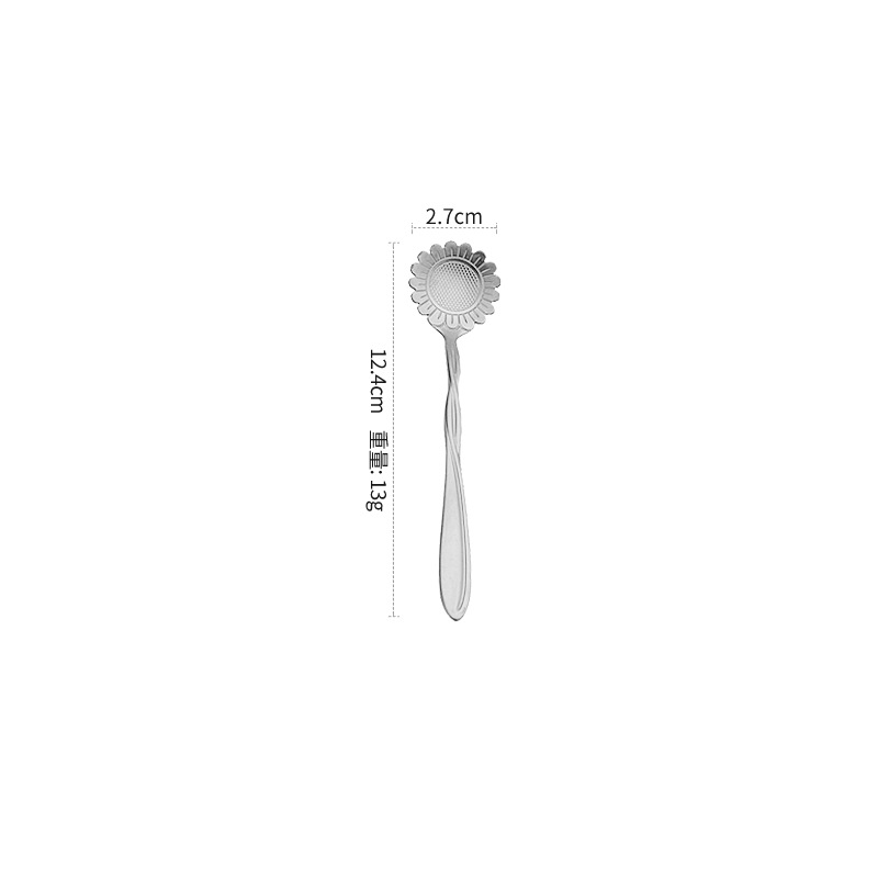 12cm 실버 해바라기 [고급 모델]