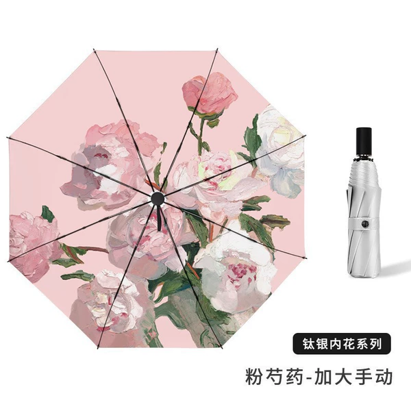 30 % off manual titanium silver powder peony