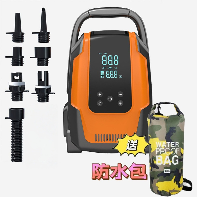 新しい屋外ポータブル電気自動車インフレータブルポンプテント SUP パルプボードカヤックワイヤレスエアポンプ|undefined