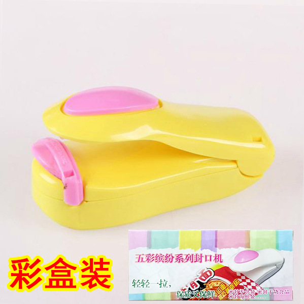 Selladora de Bolsas de Plástico Mini, Sellado por Calor, Manual, para Cocina