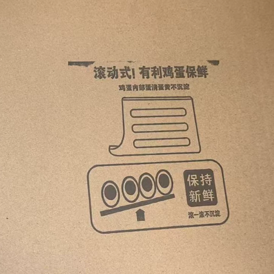 Кухонный ящик для хранения яиц, многослойная выдвижная полка для яиц в холодильнике, автоматический вращающийся лоток для яиц, коробка для яиц с защитой от падения