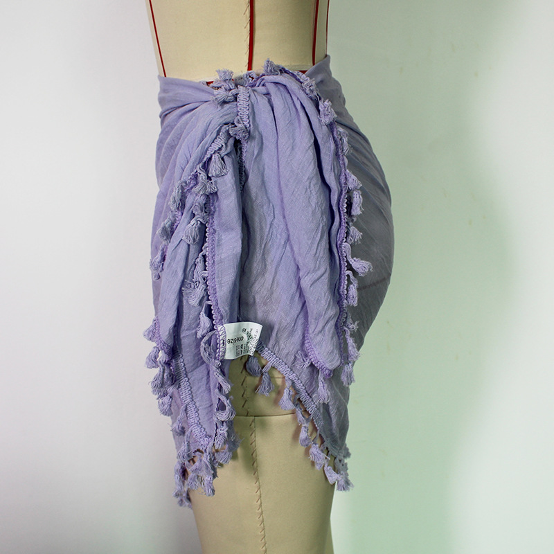 Womenu0027S Fashion Solid Color Polyester Cover Ups 1 Piece