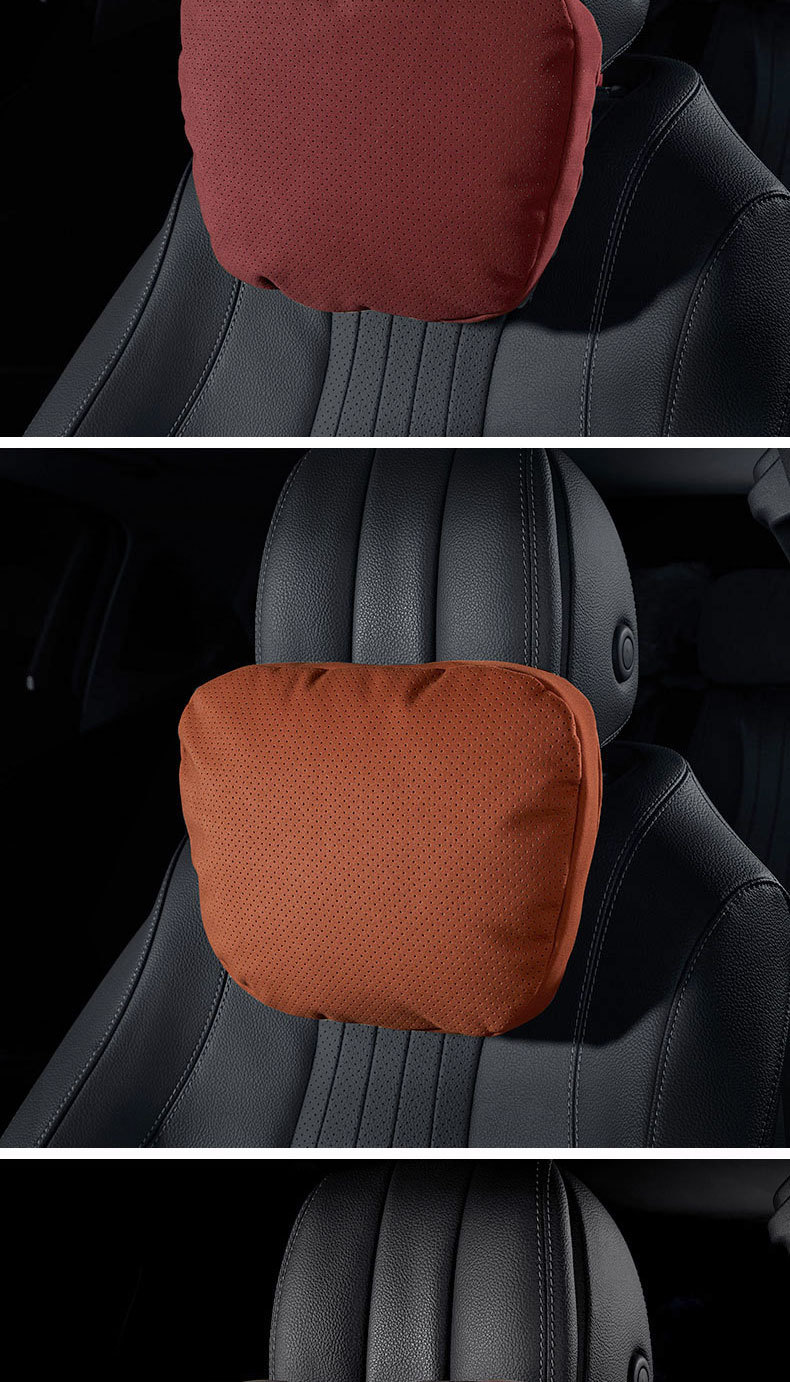 Suitable for S-Class Maybach Car Headrest Lumbar Support Car Neck Pillow Cushion Tesla Bmw Same Model Car Accessory