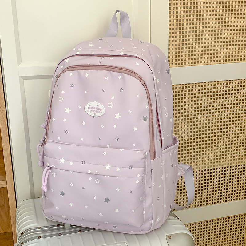 Japanese-Style High-Value Backpack for Girls, Large Capacity for Elementary, Middle, and High School Students, Suitable for Class and Commuting, with Laptop Compartment