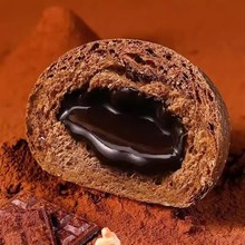 熔岩巧克力面包爆浆夹心面包网红甜品下午茶零食休闲食品小吃美食