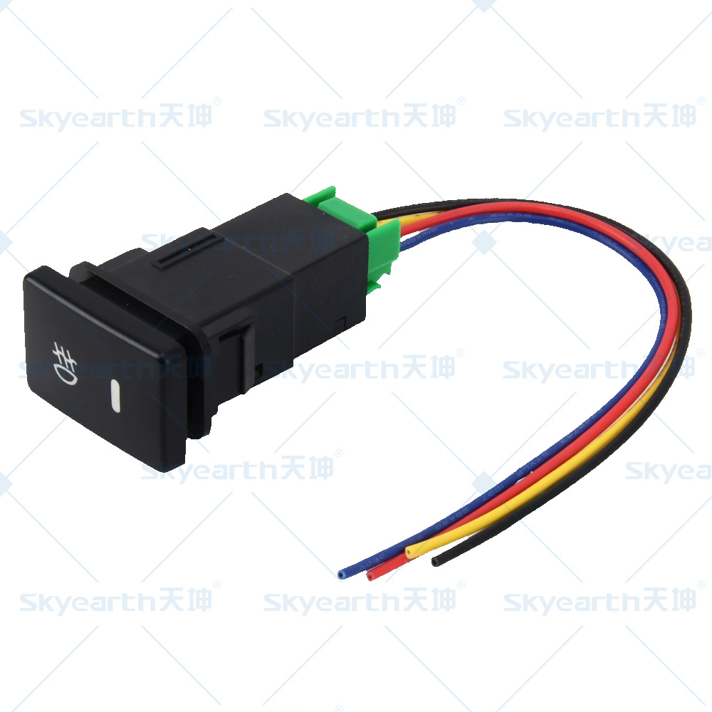 Adecuado para el viejo estilo dominante Reiz FJ Cool Road Ze agujero reservado modificado registrador de luz de conducción diurna botón de interruptor de luz antiniebla