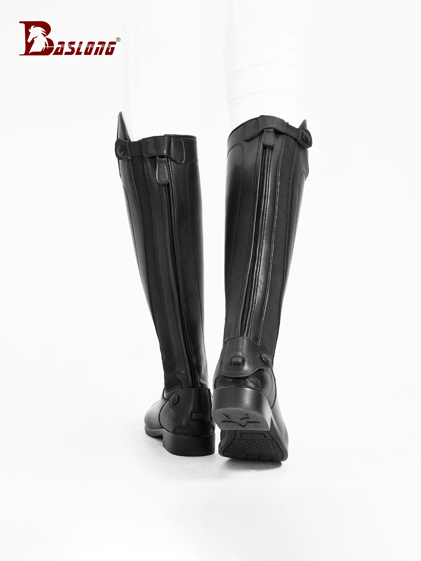 Caballero botas elásticas botas de cuero de vaca botas de obstáculos botas de ocho pies dragón suministros de equitación hombre y mujer ropa de equitación